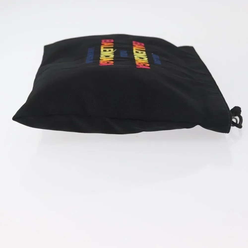 Balenciaga Canvas Clutch Bag Black